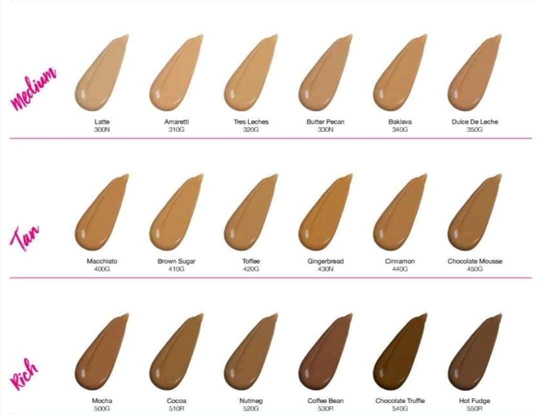 Huda Beauty #FauxFilter Luminous Matte Full Coverage Liquid Foundation ...