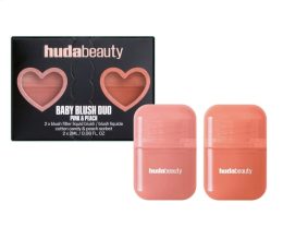 Huda Beauty Baby Blush Duo – Pink & Peach