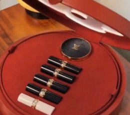 Louis Vuitton LV Luxury Lipstick & Compact Set