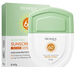BIOAQUA Aloe Vera Sunscreen Repair Lotion SPF 60 PA, 40g / 1.41oz