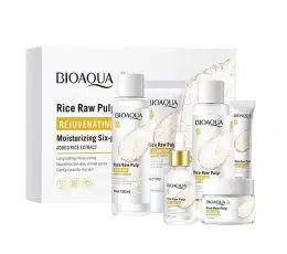BIOAQUA 6 IN 1 Total Skincare Gift Set Box Rice Raw Pulp