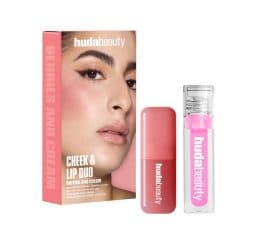 HUDA BEAUTY  Cheek & Lip Duo – Berries and Cream