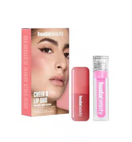 HUDA BEAUTY  Cheek & Lip Duo – Berries and Cream