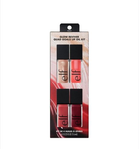 ELF Cosmetics Glow Reviver Quad Goals Lip Oil Kit