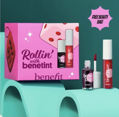 Benefit Cosmetics Rollin’ With Benetint 3-Piece Lip & Cheek Gift Set