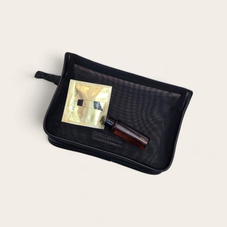 Shu Uemura Makeup & Skincare Pouch with Two Complimentary Samples