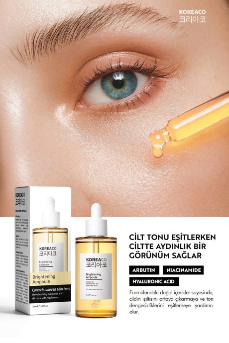 KOREACO Brightening Ampoule – Alpha-Arbutin, Niacinamide & Hyaluronic Acid 50ml – view 2