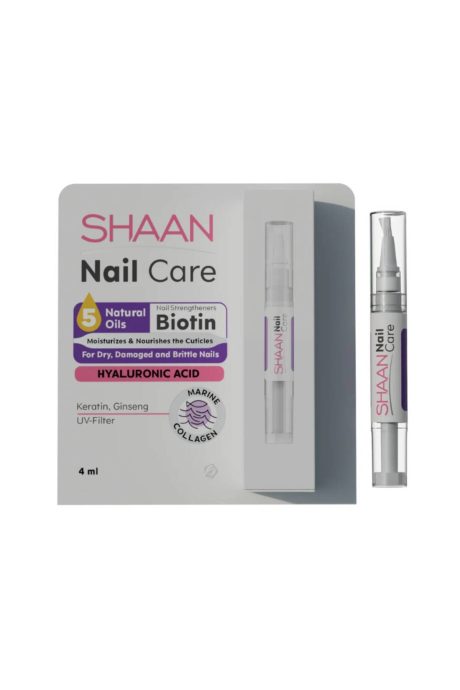 SHAAN Nail Care Serum Pen with Biotin, Keratin & 5 Natural Oils – 4ml