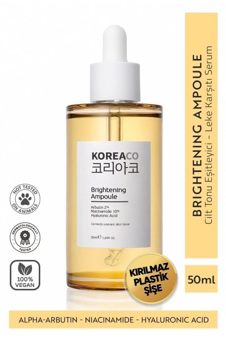 KOREACO Brightening Ampoule – Alpha-Arbutin, Niacinamide & Hyaluronic Acid 50ml