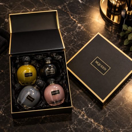 Alexander McQueen Luxury Perfume Black Gift Set – 4 × 75ml